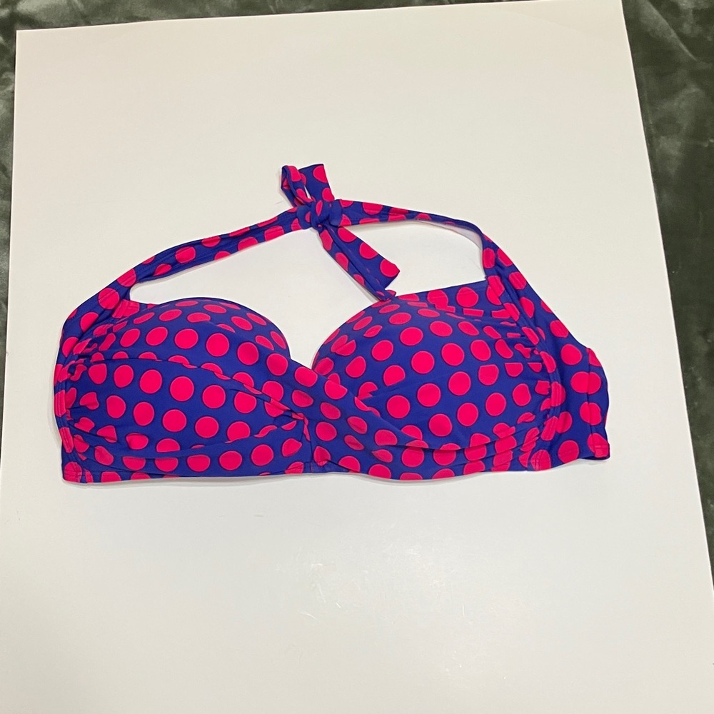 Women’s VM blue and red two piece swimsuit - Picture 2 of 7